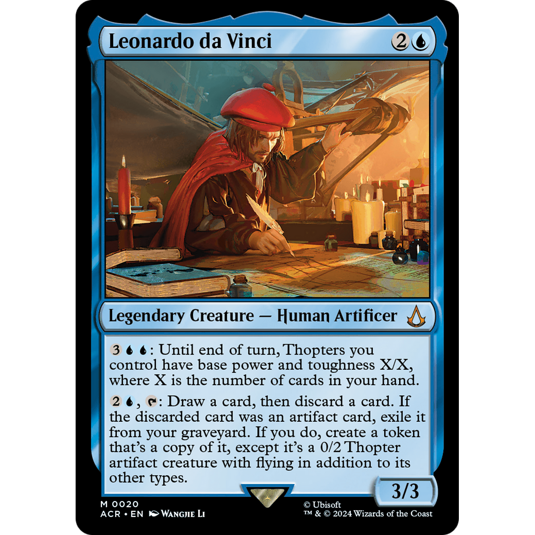 Leonardo da Vinci (ACR-020) - Assassin's Creed Foil