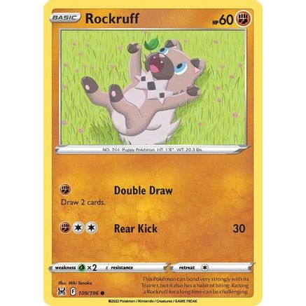 Rockruff 109/196 - SWSH11 Lost Origin