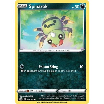 Spinarak 112/196 - SWSH11 Lost Origin
