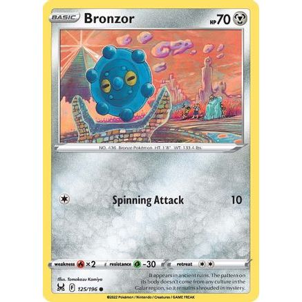 Bronzor 125/196 - SWSH11 Lost Origin