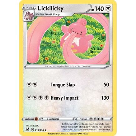 Lickilicky 139/196 - SWSH11 Lost Origin