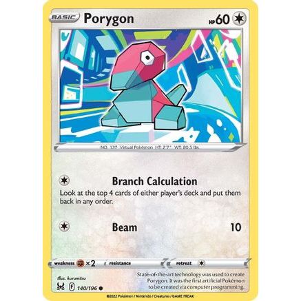 Porygon 140/196 - SWSH11 Lost Origin