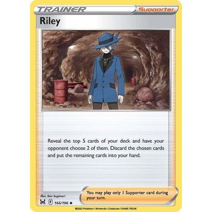 Riley 166/196 - SWSH11 Lost Origin Reverse Holofoil
