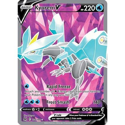 Kyurem V (Full Art) 174/196 - SWSH11 Lost Origin Holofoil