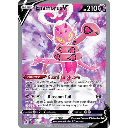 Enamorus V (Full Art) 178/196 - SWSH11 Lost Origin Holofoil