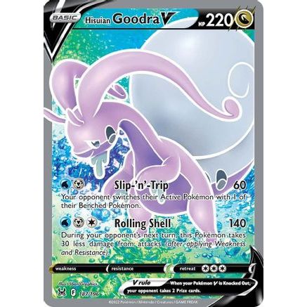Hisuian Goodra V (Full Art) 187/196 - SWSH11 Lost Origin Holofoil