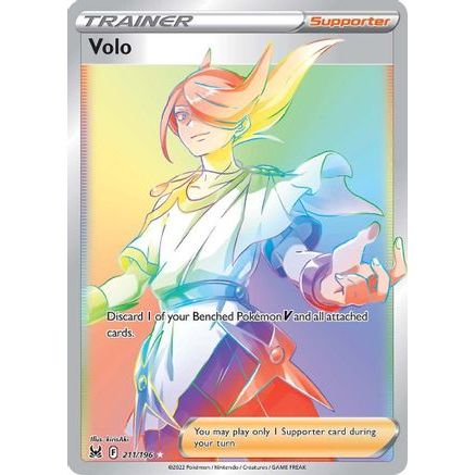 Volo (Secret) 211/196 - SWSH11 Lost Origin Holofoil