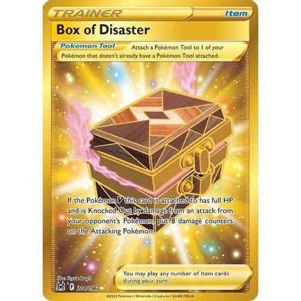 Box of Disaster (Secret) 214/196 - SWSH11 Lost Origin Holofoil
