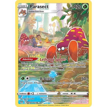 Parasect TG01/30 - SWSH11 Lost Origin Trainer Gallery Holofoil