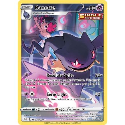 Banette TG07/30 - SWSH11 Lost Origin Trainer Gallery Holofoil