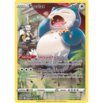 Snorlax TG10/30 - SWSH11 Lost Origin Trainer Gallery Holofoil