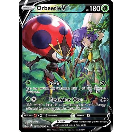 Orbeetle V TG12/30 - SWSH11 Lost Origin Trainer Gallery Holofoil