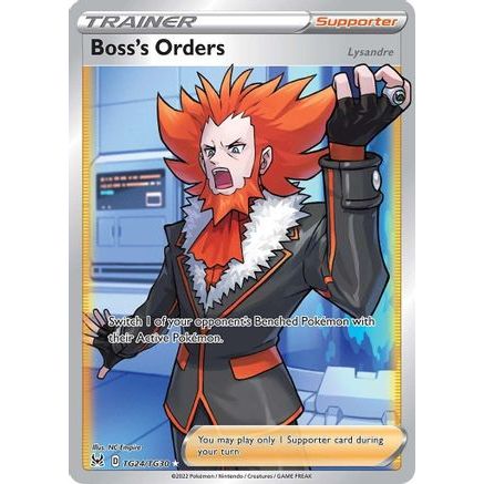 Boss's Orders TG24/30 - SWSH11 Lost Origin Trainer Gallery Holofoil