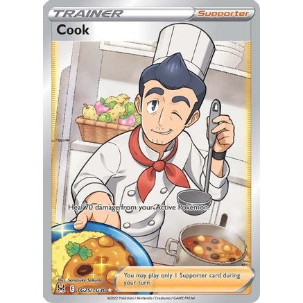 Cook TG25/30 - SWSH11 Lost Origin Trainer Gallery Holofoil