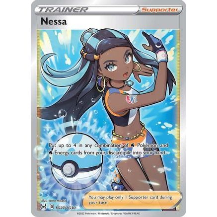 Nessa TG27/30 - SWSH11 Lost Origin Trainer Gallery Holofoil