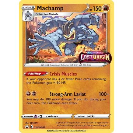 Machamp - SWSH243 (Prerelease) SWSH243/307 - SWSH Sword & Shield Promo Cards Holofoil