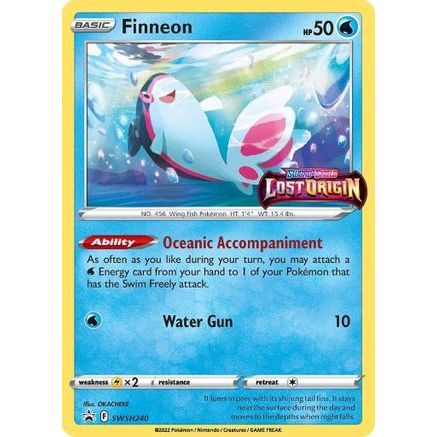 Finneon - SWSH240 (Prerelease) SWSH240/307 - SWSH Sword & Shield Promo Cards Holofoil