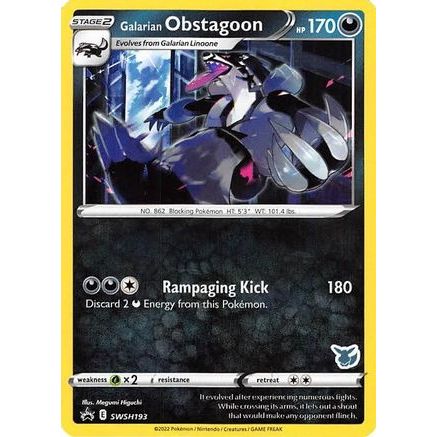 Galarian Obstagoon - SWSH193 (Eevee Stamped) SWSH193 - Battle Academy 2022