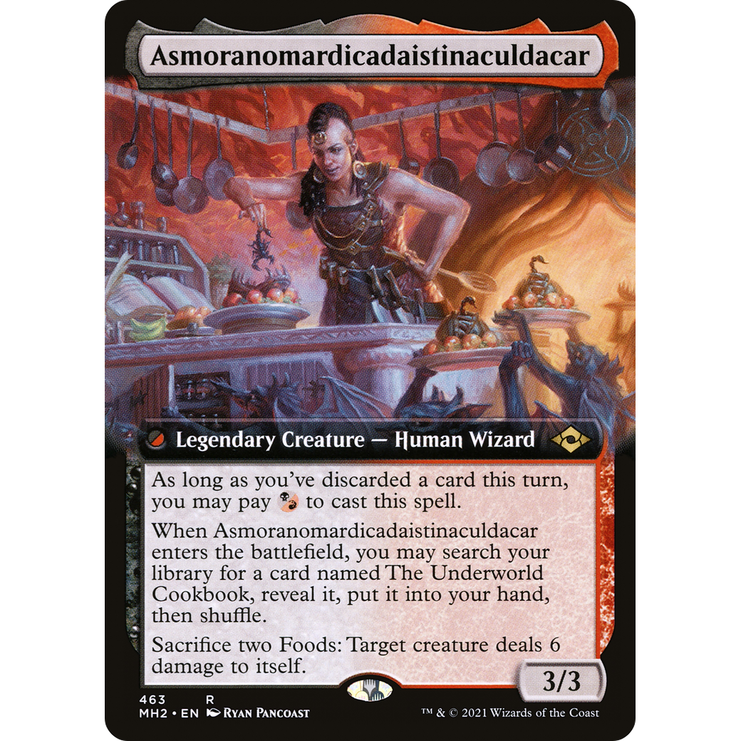 Asmoranomardicadaistinaculdacar (Extended Art) (MH2-463) - Modern Horizons 2: (Extended Art)