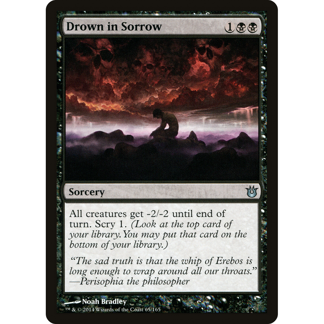 Drown in Sorrow (BNG-065) - Born of the Gods Foil