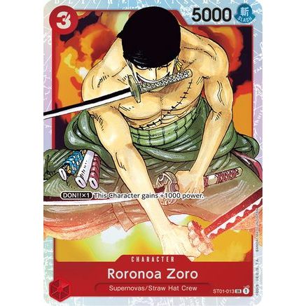 Roronoa Zoro (ST01-013) - Starter Deck 1: Straw Hat Crew Foil