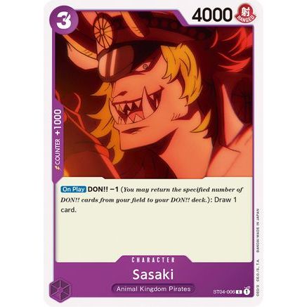 Sasaki (ST04-006) - Starter Deck 4: Animal Kingdom Pirates