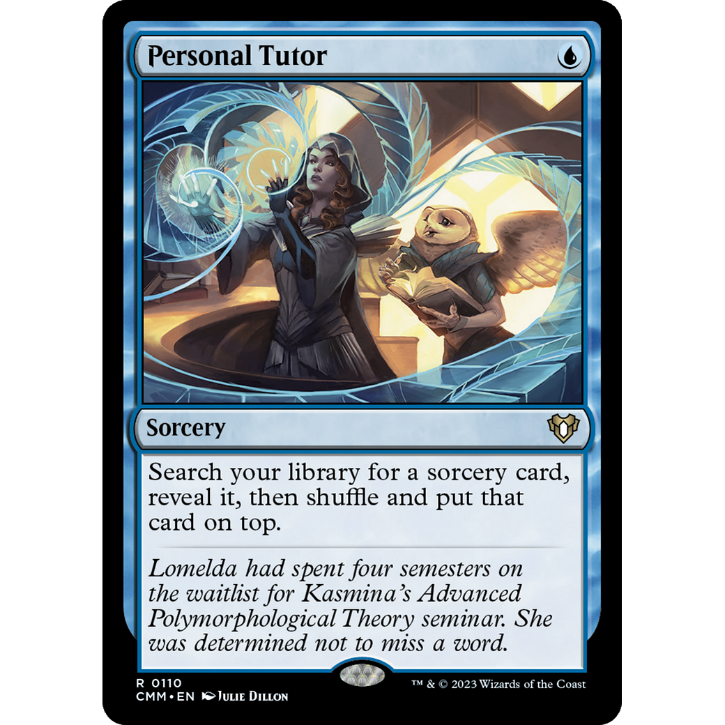Personal Tutor (CMM-110) - Commander Masters