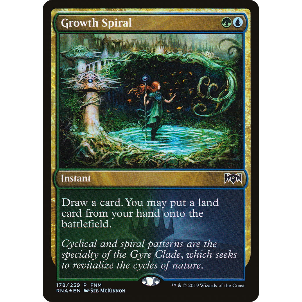 Growth Spiral (FNM-178) - Ravnica Allegiance Promos Foil