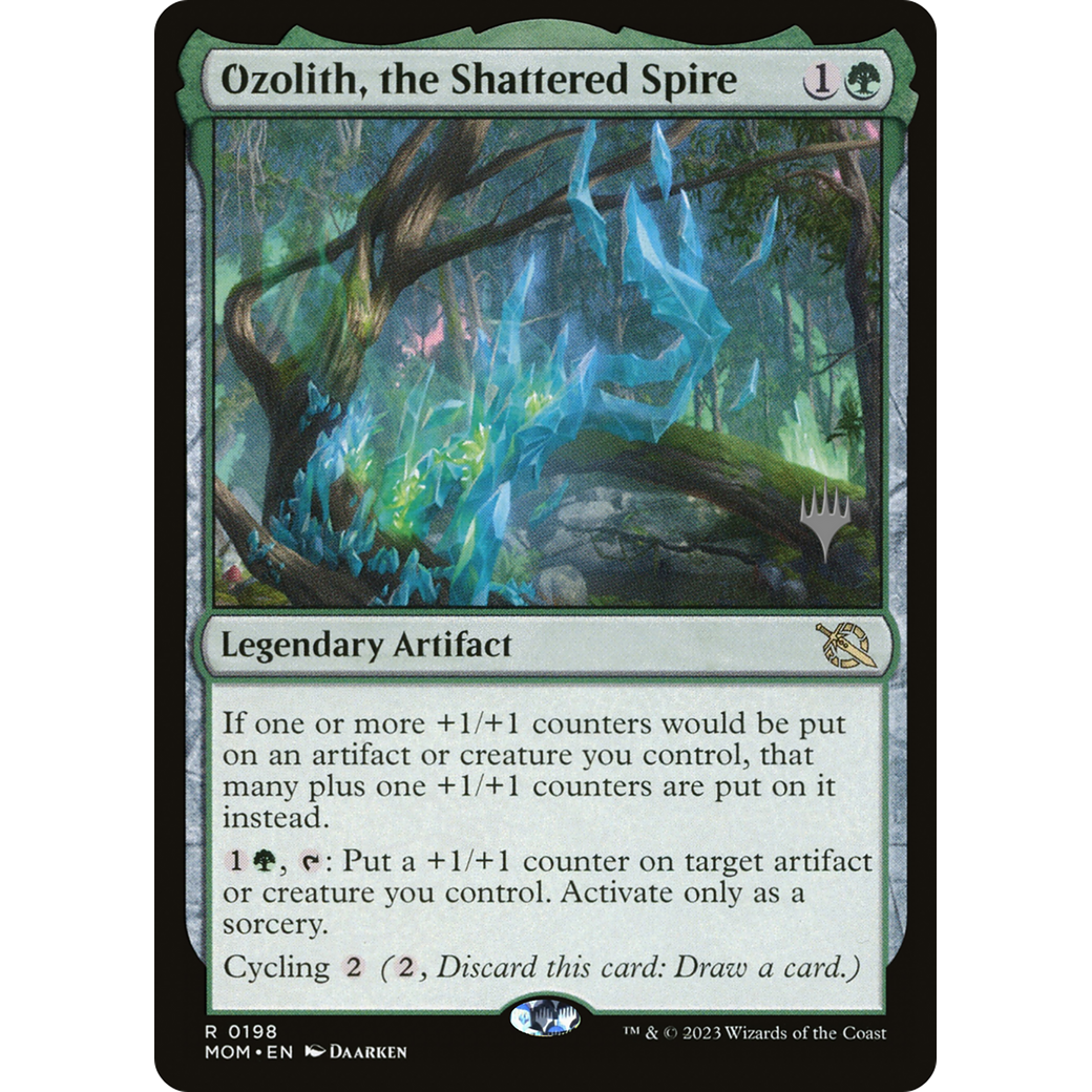 Ozolith, the Shattered Spire (PPMOM-198P) - March of the Machine Promos