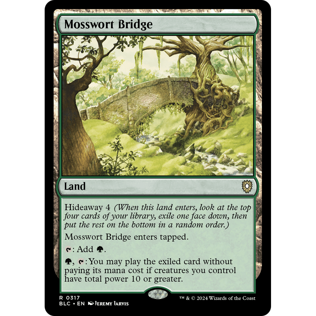Mosswort Bridge (BLC-317) - Bloomburrow Commander