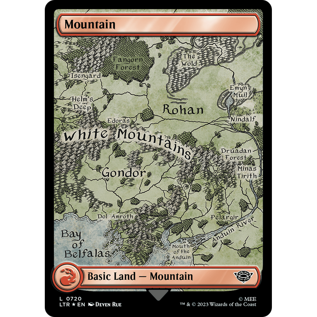 Mountain (LTR-720) - The Lord of the Rings: Tales of Middle-earth Foil