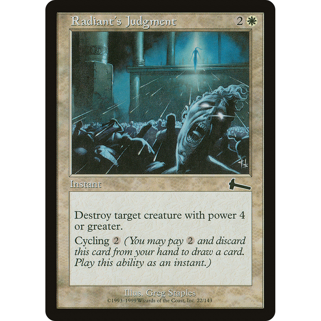 Radiant's Judgment (ULG-022) - Urza's Legacy Foil