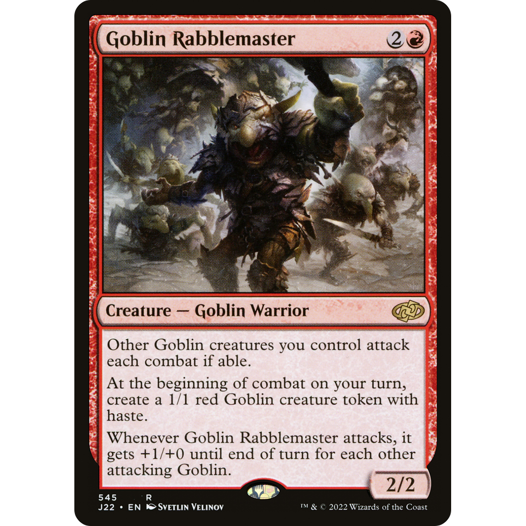 Goblin Rabblemaster (J22-545) - Jumpstart 2022