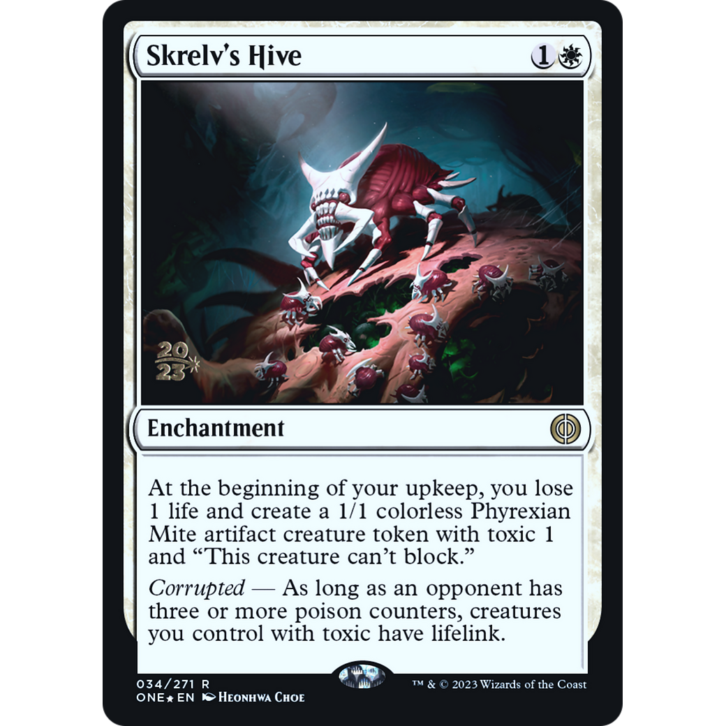 Skrelv's Hive (PRE-34S) - Phyrexia: All Will Be One Promos Foil