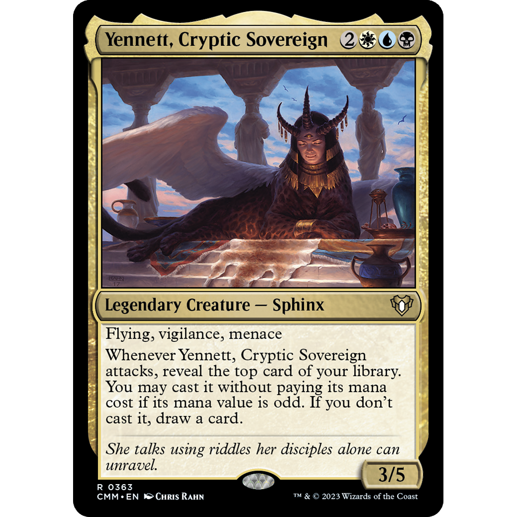 Yennett, Cryptic Sovereign (CMM-363) - Commander Masters