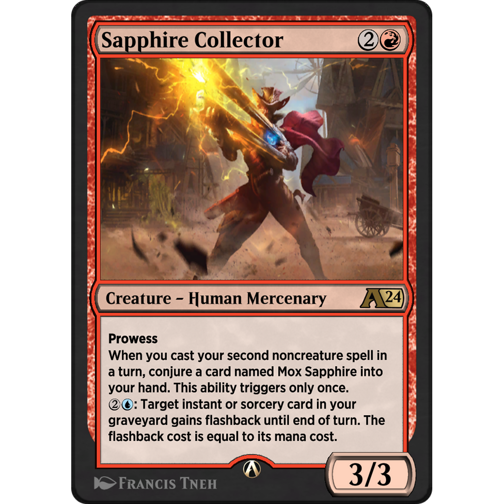 Sapphire Collector (YOTJ-013) - Alchemy: Outlaws of Thunder Junction