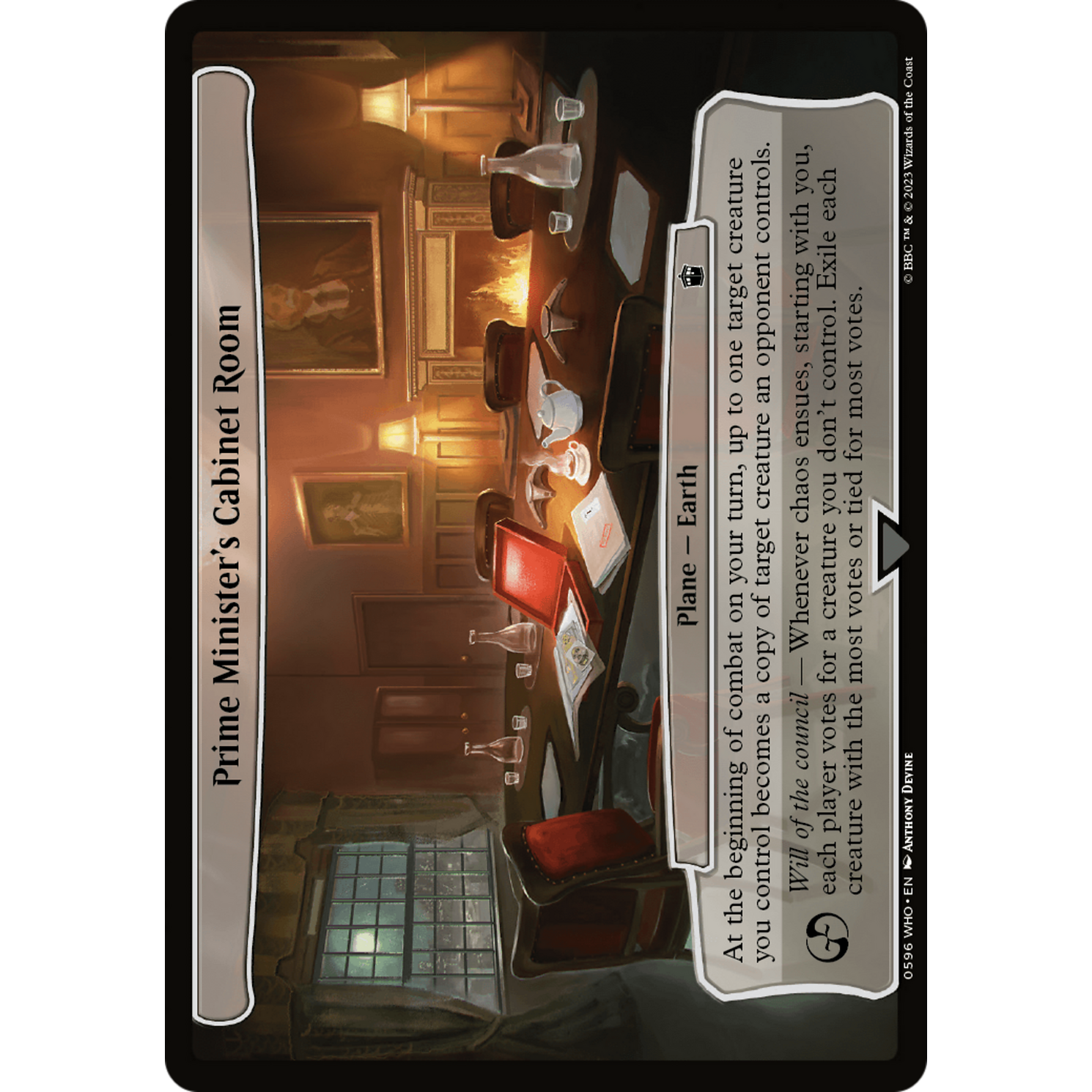 Prime Minister's Cabinet Room (WHO-596) - Doctor Who