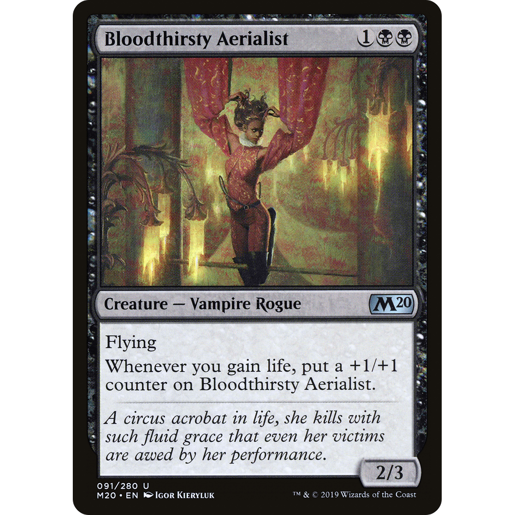 Bloodthirsty Aerialist (M20-091) - Core Set 2020