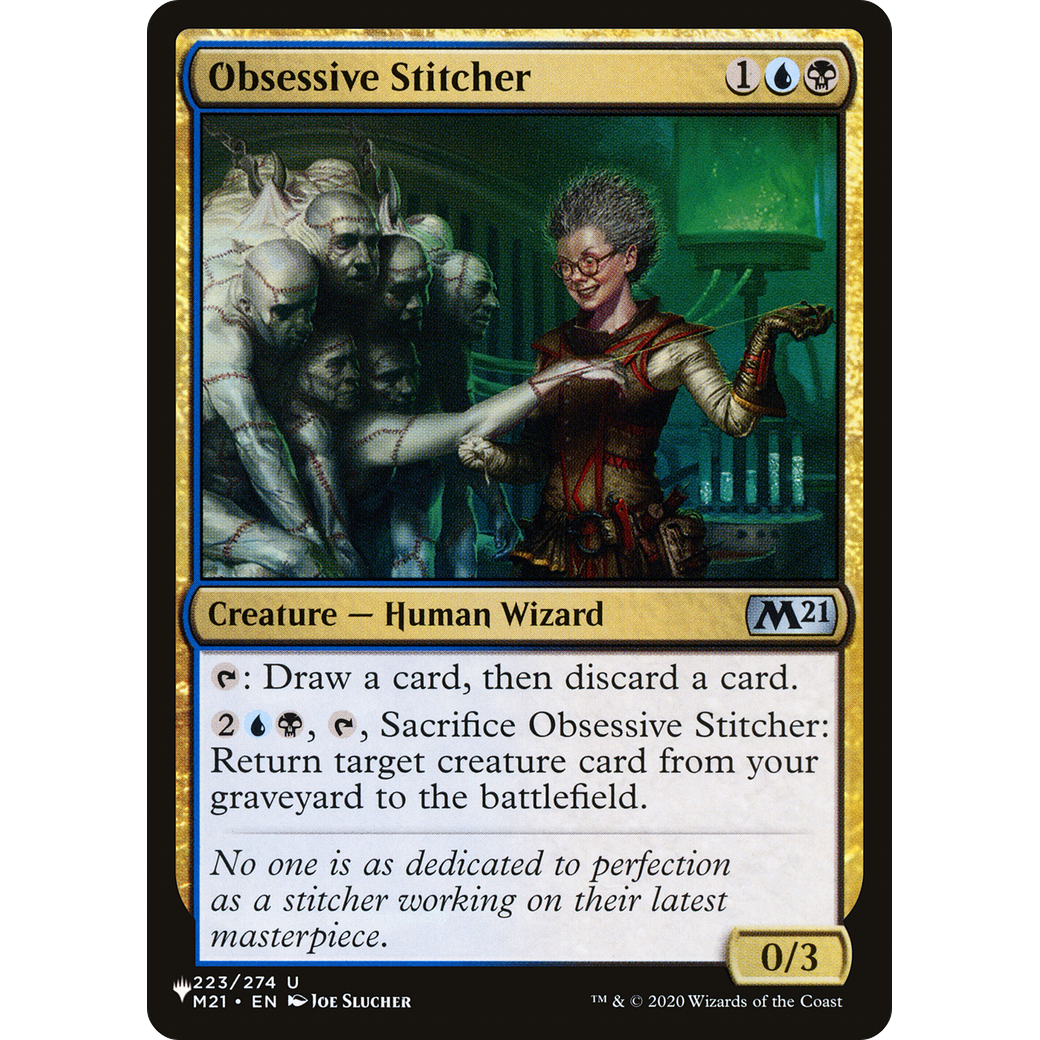 Obsessive Stitcher (LIST-M21-223) - The List