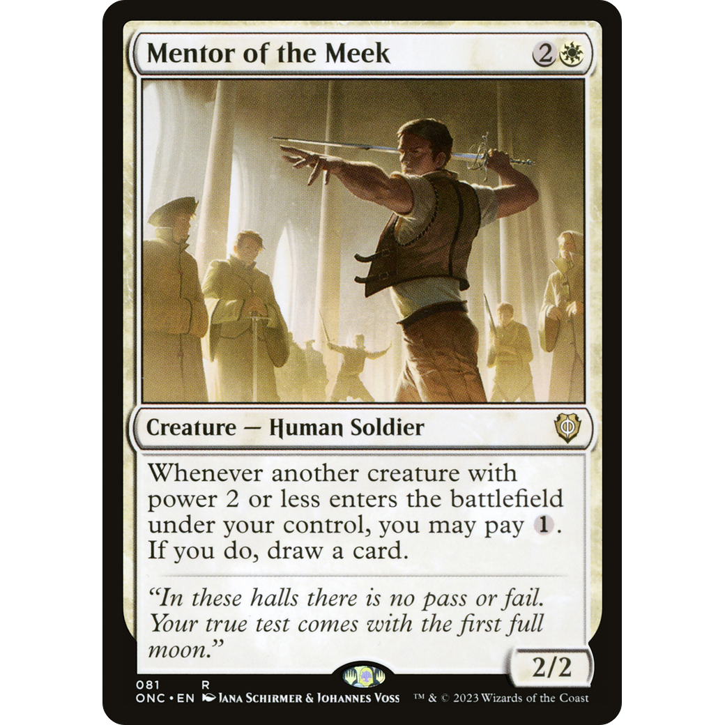 Mentor of the Meek (ONC-081) - Phyrexia: All Will Be One Commander