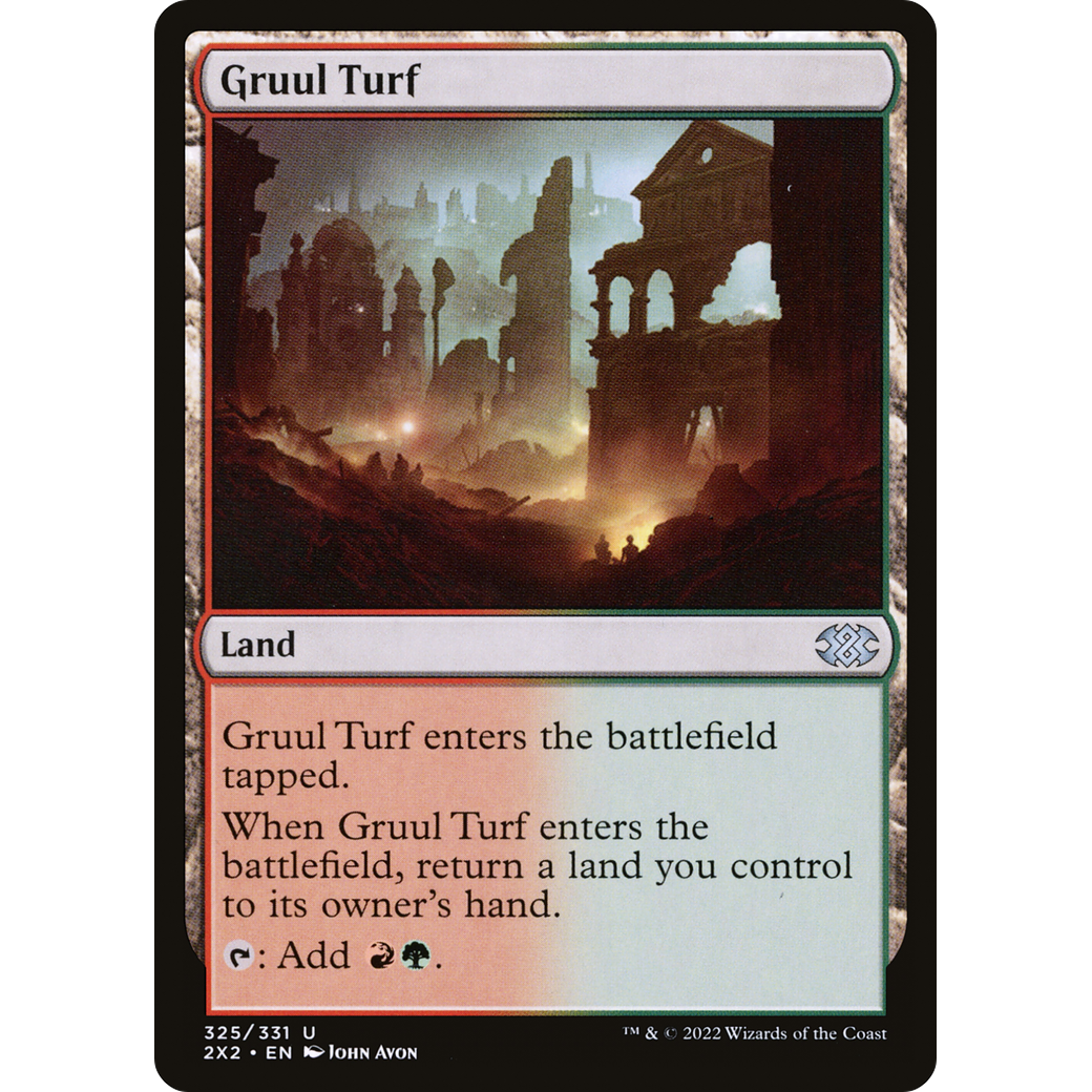 Gruul Turf (2X2-325) - Double Masters 2022 Foil