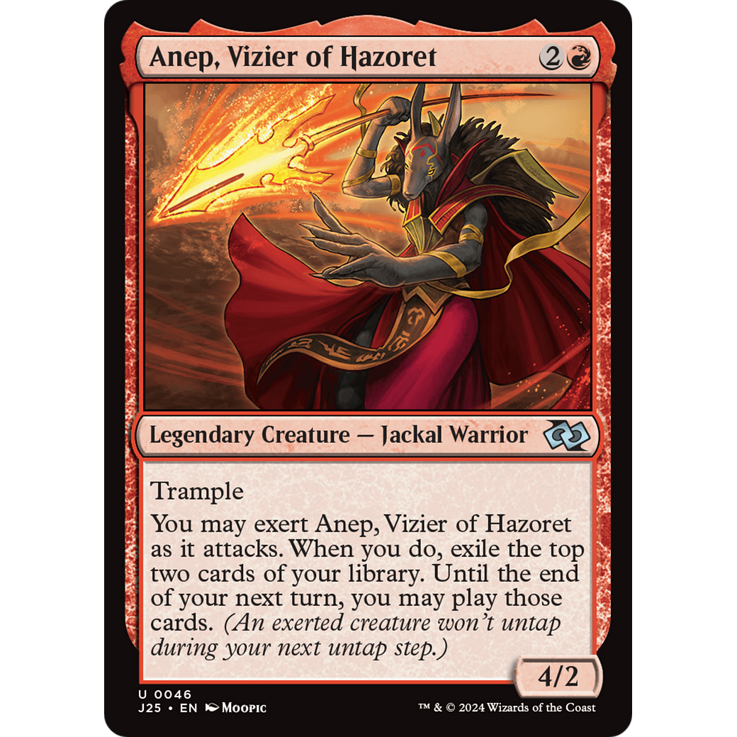 Anep, Vizier of Hazoret (J25-046) - Foundations Jumpstart