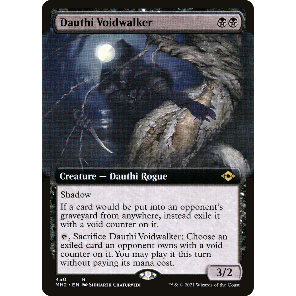 Dauthi Voidwalker (Extended Art) (MH2-450) - Modern Horizons 2: (Extended Art) Foil