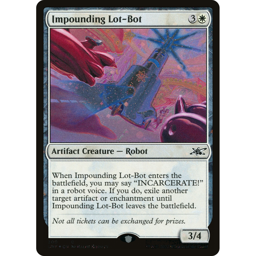 Impounding Lot-Bot (Galaxy Foil) (UNF-300) - Unfinity Foil