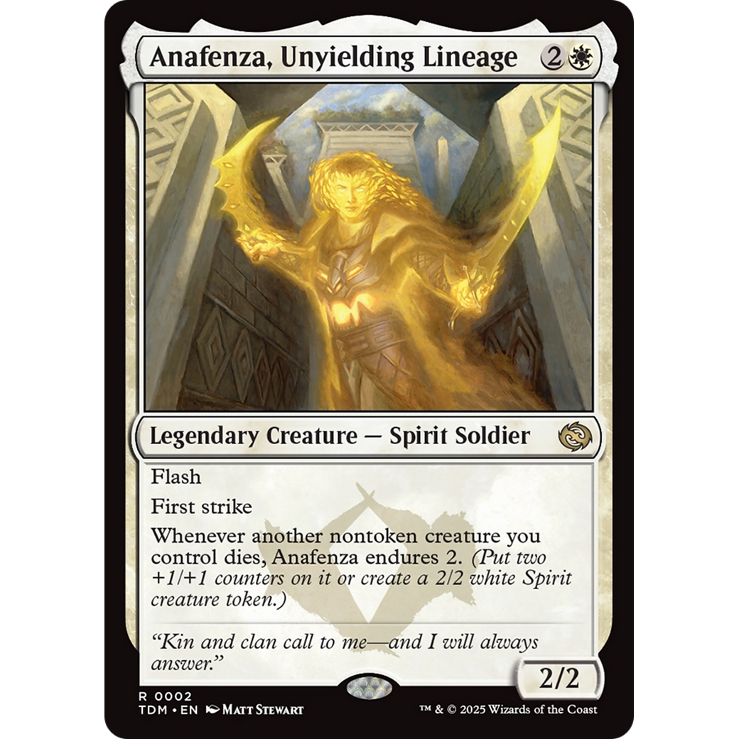 Anafenza, Unyielding Lineage (TDM-002) - Tarkir: Dragonstorm Foil