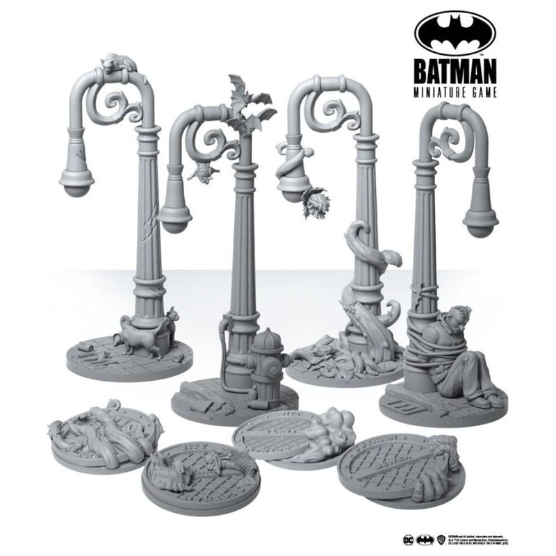 Batman Miniature Game: Gotham Lampost & Sewers