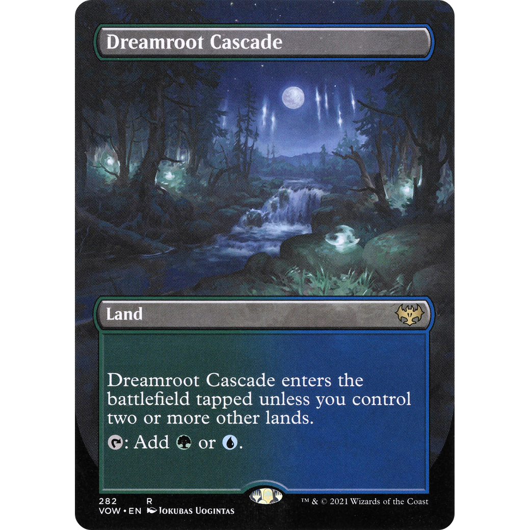 Dreamroot Cascade (Borderless) (VOW-282) - Innistrad: Crimson Vow (Borderless) Foil