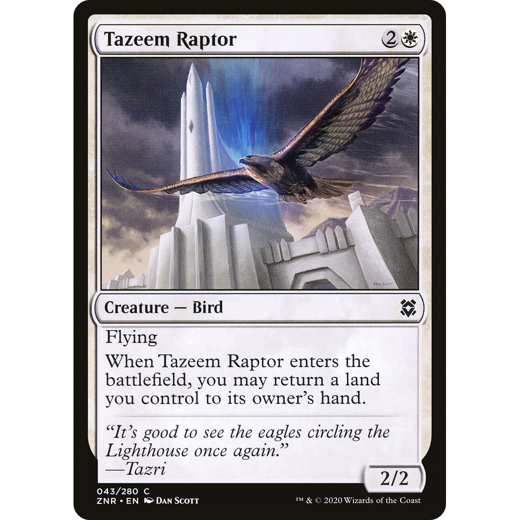 Tazeem Raptor (ZNR-043) - Zendikar Rising