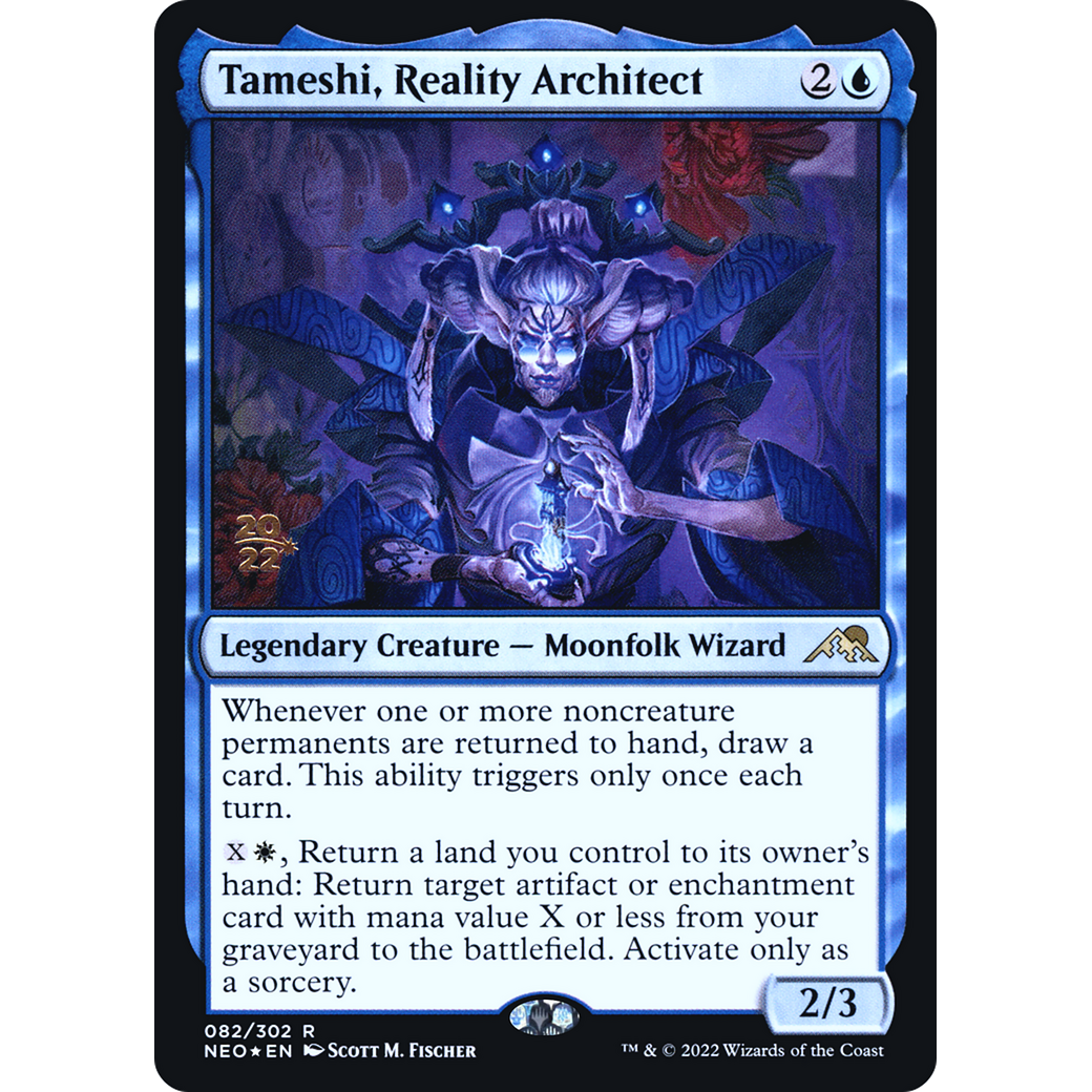 Tameshi, Reality Architect (PRE-82S) - Kamigawa: Neon Dynasty Promos Foil