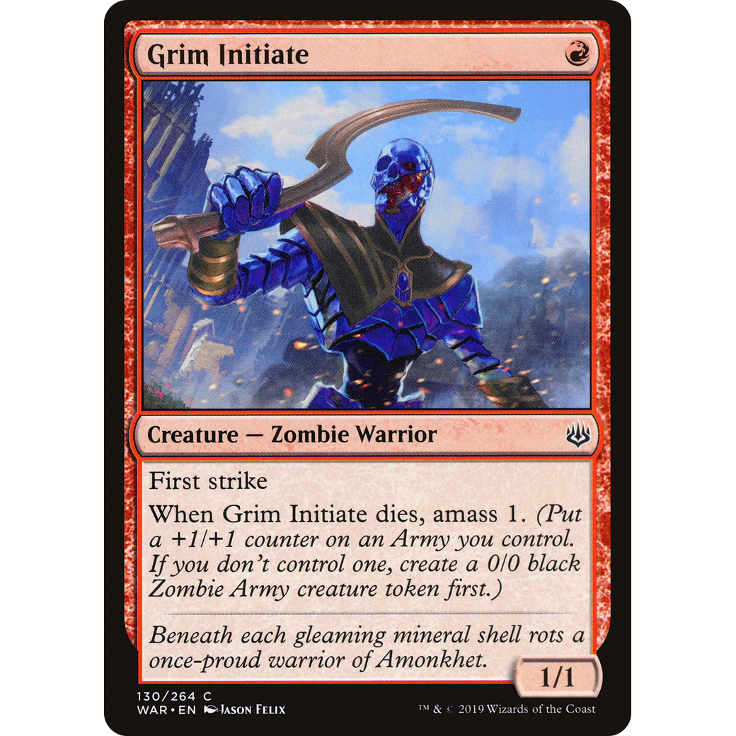 Grim Initiate (WAR-130) - War of the Spark Foil